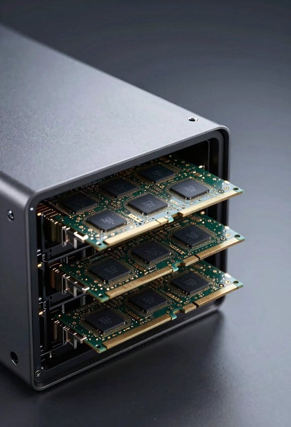 flash chips cause queue induced latency spikes