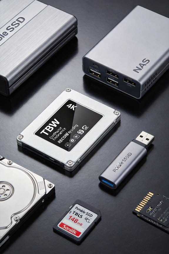 memory card tbw lifespan metrics
