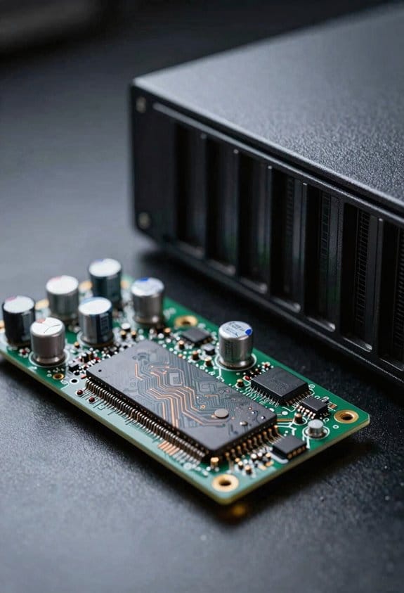 power loss buffers preserve flash data
