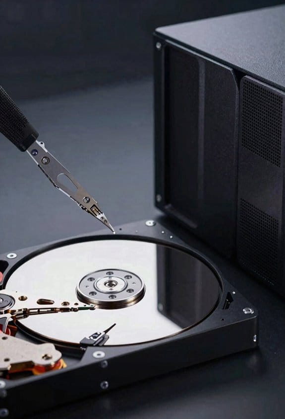 seek and rotational latency compounded