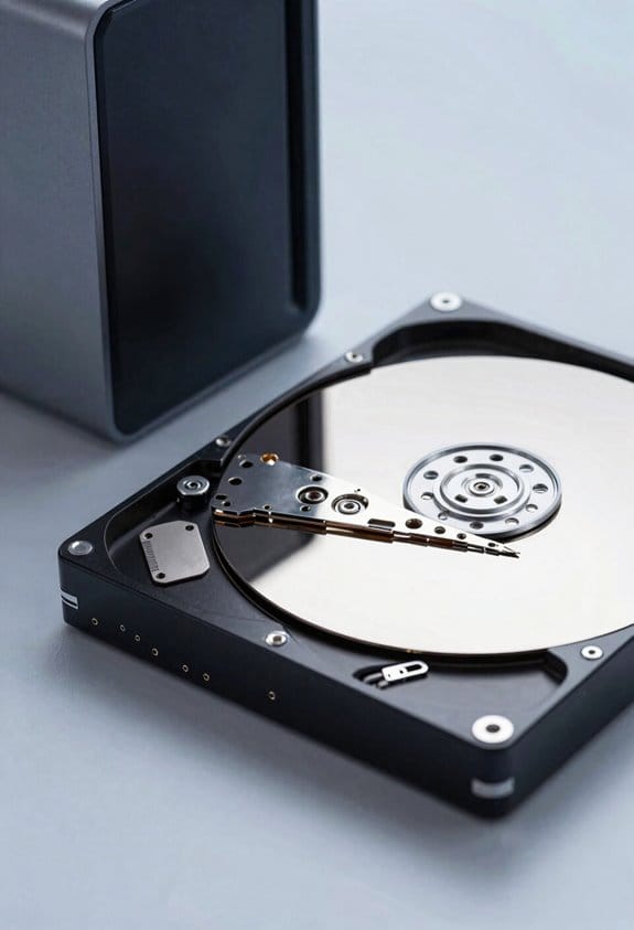 silent shock resistant solid state storage